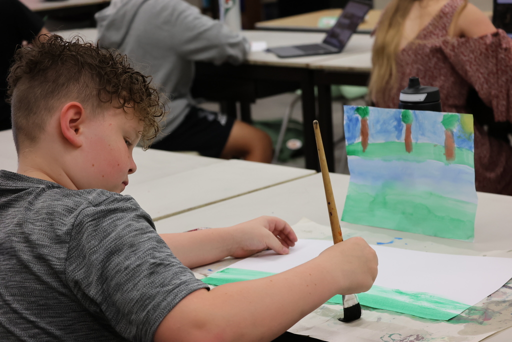 Mrs. Argo's 6th grade art classes are participating in the Clay Count Conservation Poster contest. The theme this year is, "Home is Where the Habitat Is". #celebrate379