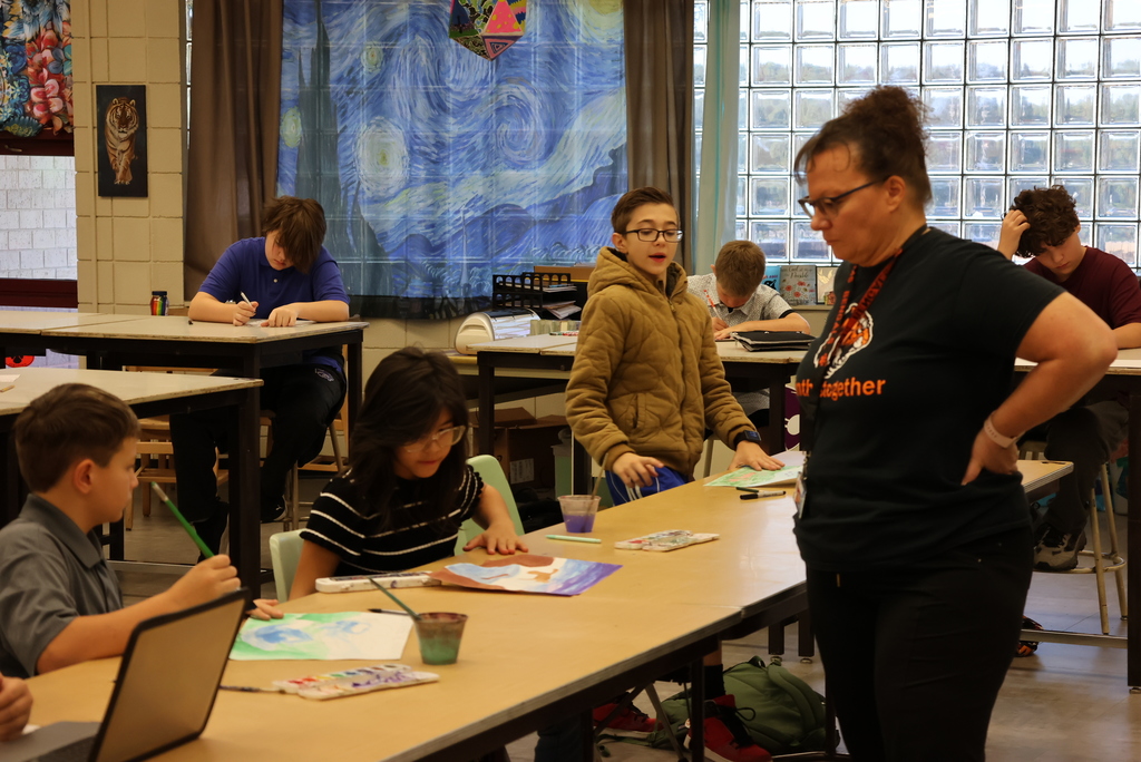 Mrs. Argo's 6th grade art classes are participating in the Clay Count Conservation Poster contest. The theme this year is, "Home is Where the Habitat Is". #celebrate379