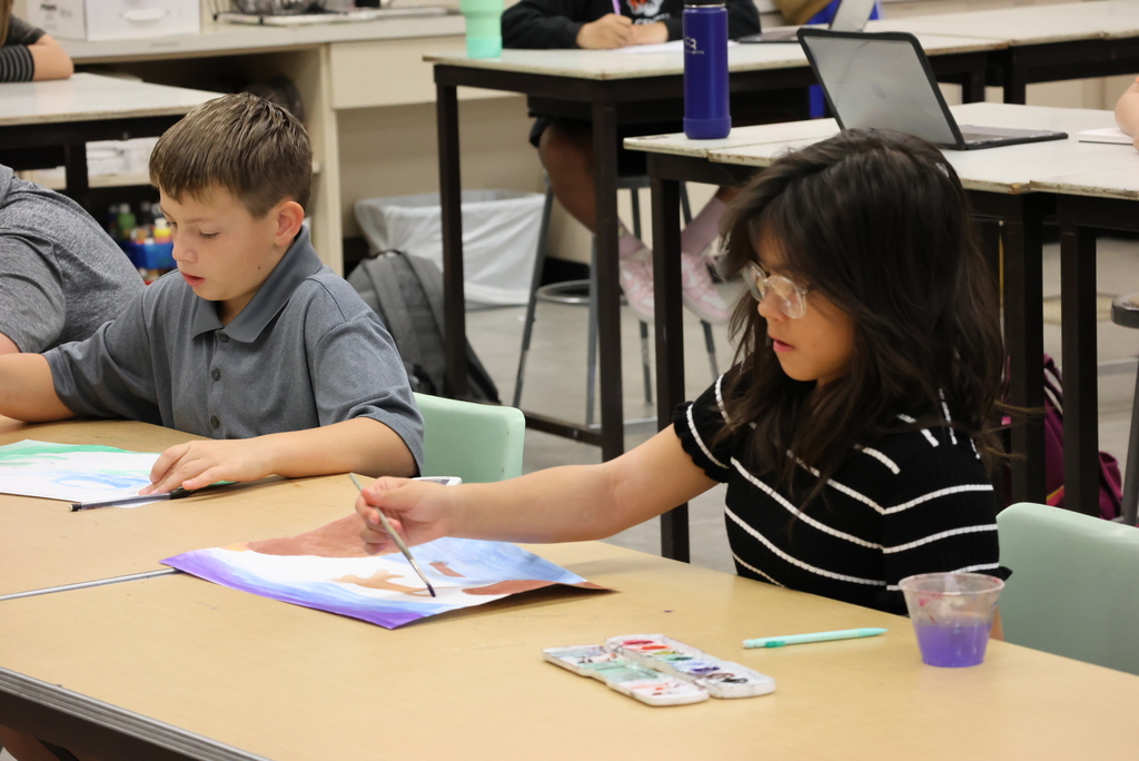 Mrs. Argo's 6th grade art classes are participating in the Clay Count Conservation Poster contest. The theme this year is, "Home is Where the Habitat Is". #celebrate379