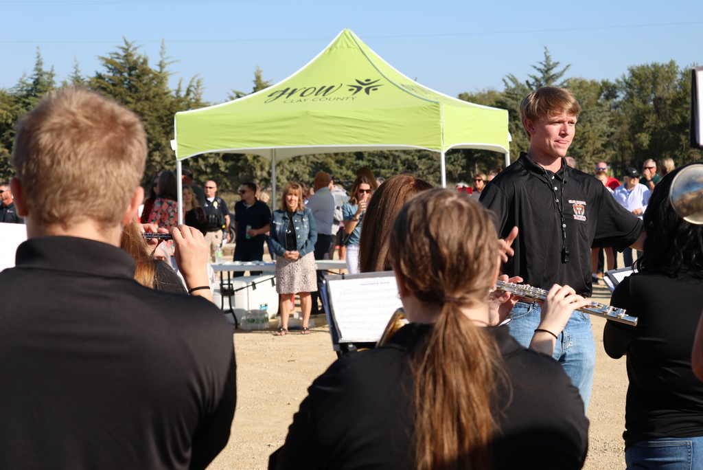 The CCCHS Band was proud to be part of the Multi-Generational Life Center Ground-Breaking ceremony this morning! #celebrate379