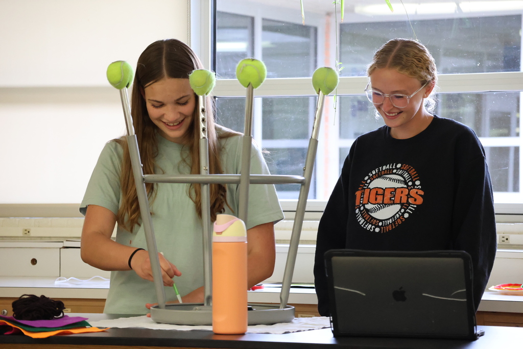 Mr. Wildeman is the new Biology/A&P teacher at CCCHS and has been doing a great job! Today, his Biology students were working on building cell models to be able to describe the different organelles and their functions inside these cells. Students had to research different cells before creating their masterpieces! #celebrate379