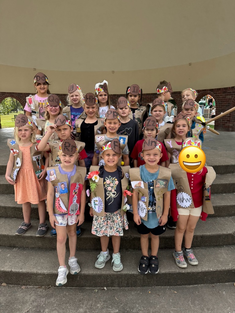 Today was a beautiful day for the kindergarten ABC Bootcamp! All K's created their own outfit based on the letters of the alphabet and presented in front of their classmates and families at Dexter Park! A special thanks to the CCCHS band for making the trip to help us celebrate! #celebrate379