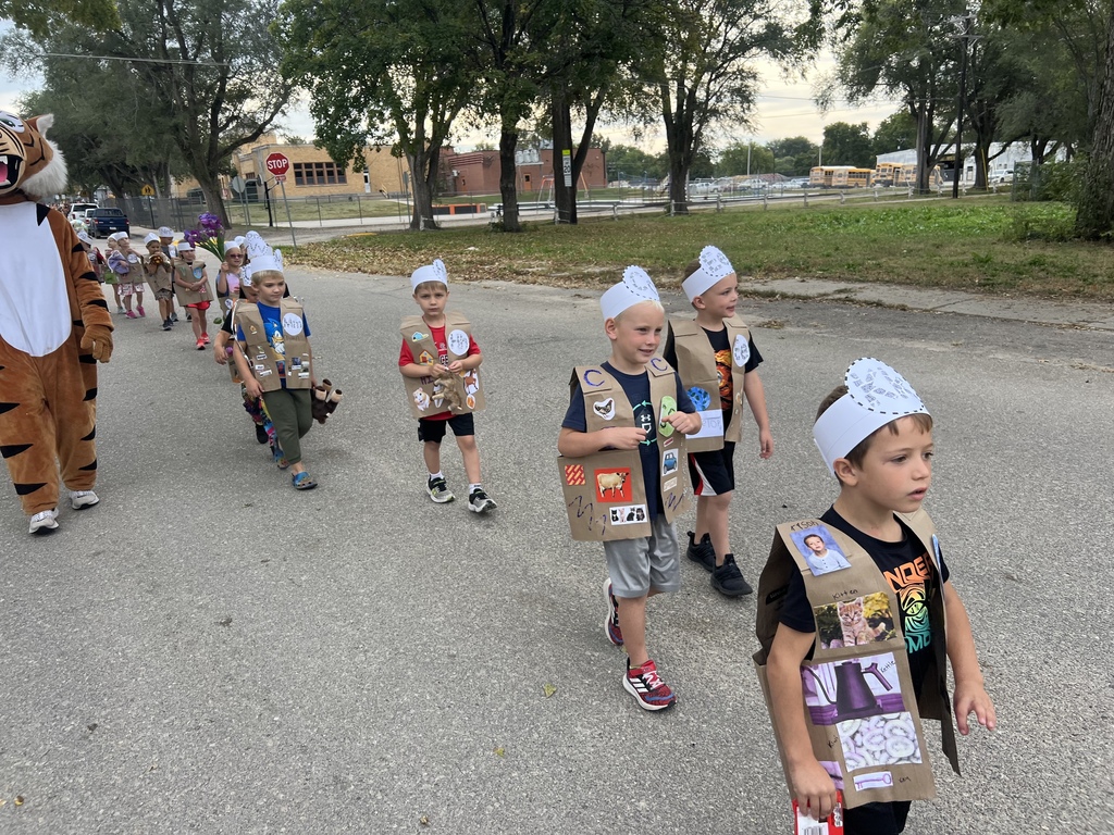 Today was a beautiful day for the kindergarten ABC Bootcamp! All K's created their own outfit based on the letters of the alphabet and presented in front of their classmates and families at Dexter Park! A special thanks to the CCCHS band for making the trip to help us celebrate! #celebrate379
