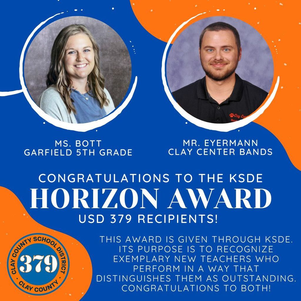 A BIG congratulations to Ms. Bott and Mr. Eyermann! #celebrate379