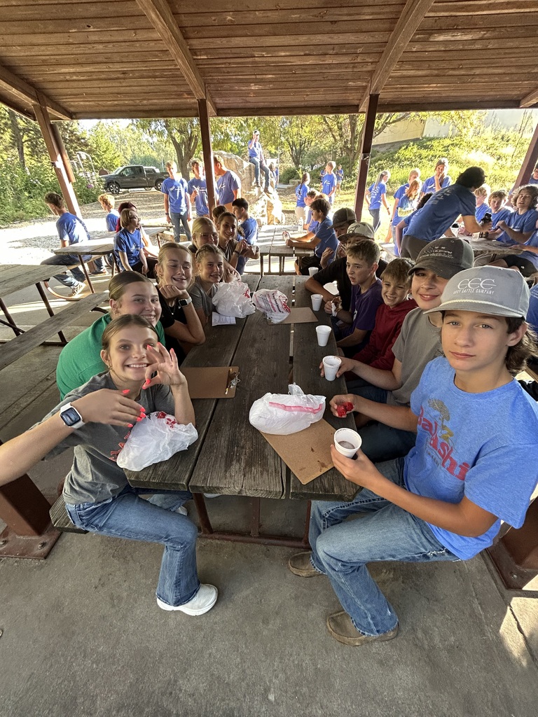 On October 1st, 12 8th grade students participated in the Milford Lake Eco-Meet. The team of Kylee Chaffee, Brianne Langvardt and Claire Tadtman won 3rd overall team, which qualifies them for the State Ecomeet in November. This team also won the Interpretive portion of the contest. The team of Jaelyn Michaud, Kennedy Shannon and Tayleigh Taylor also placed 3rd in the Interpretive portion. Want to learn more about the Ecomeet, go to www.kansasecomeet.org Way to go Bengals! #celebrate379
