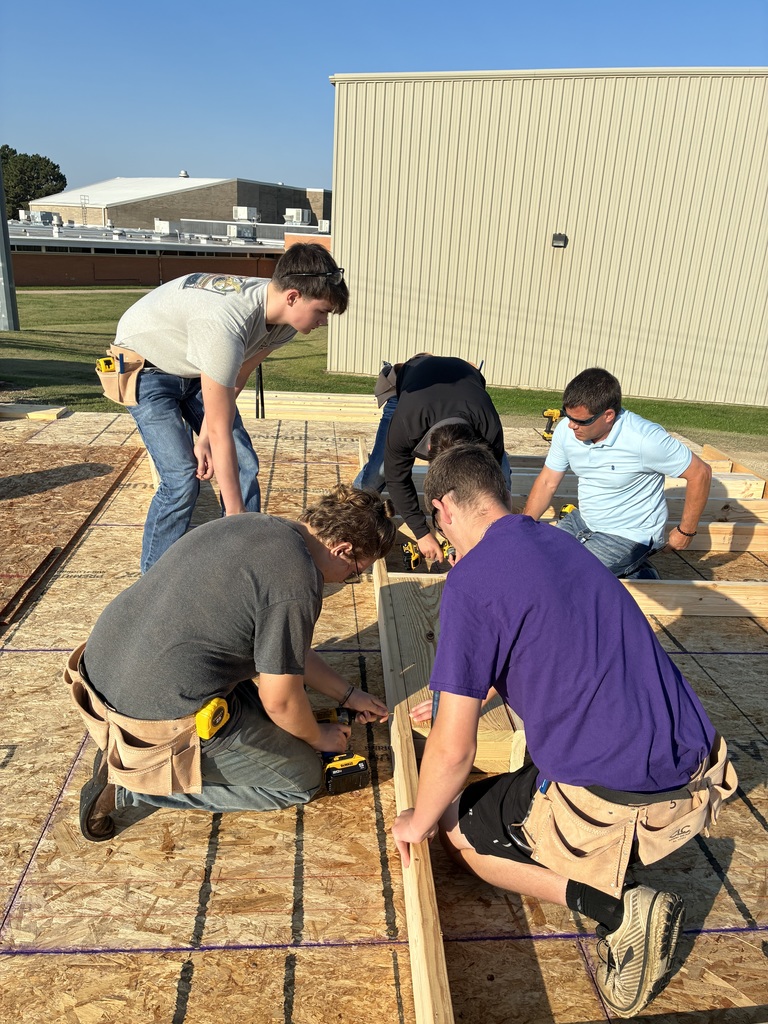 The walls are going up on the Tiger House! The house has not been purchased. For more information on the Tiger House, please contact Mr. Young, CCCHS Principal at 785 632-2131. #celebrate379