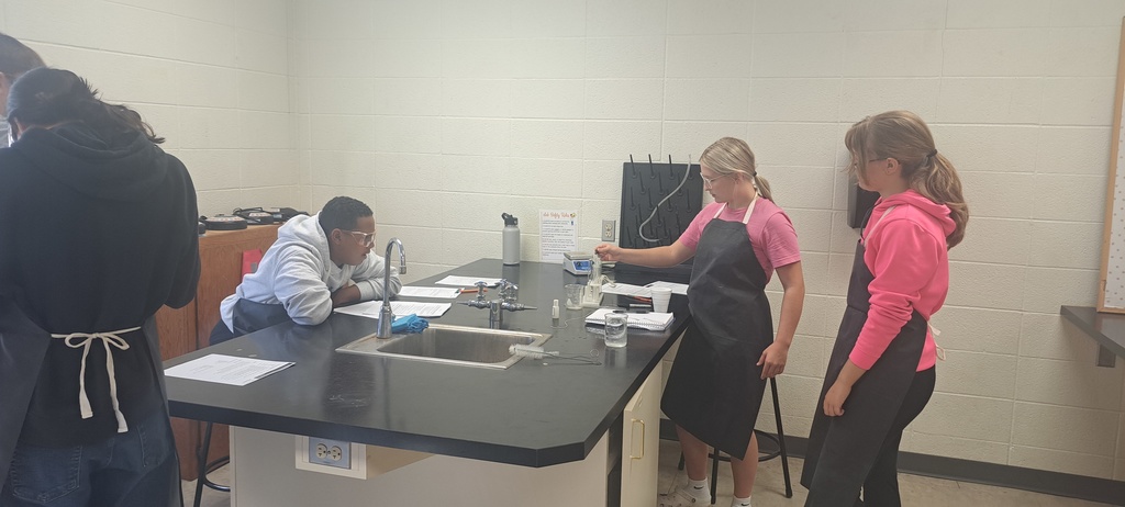 Mrs. Trembath's Biology students explored diffusion with a hands-on lab. Using dialysis tubing to represent a semi-permeable membrane, they discovered that tiny glucose molecules can pass through, while bigger starch molecules cannot. This is why our bodies must break down starch into glucose—so our cells can transport and use it for energy! #celebrate379