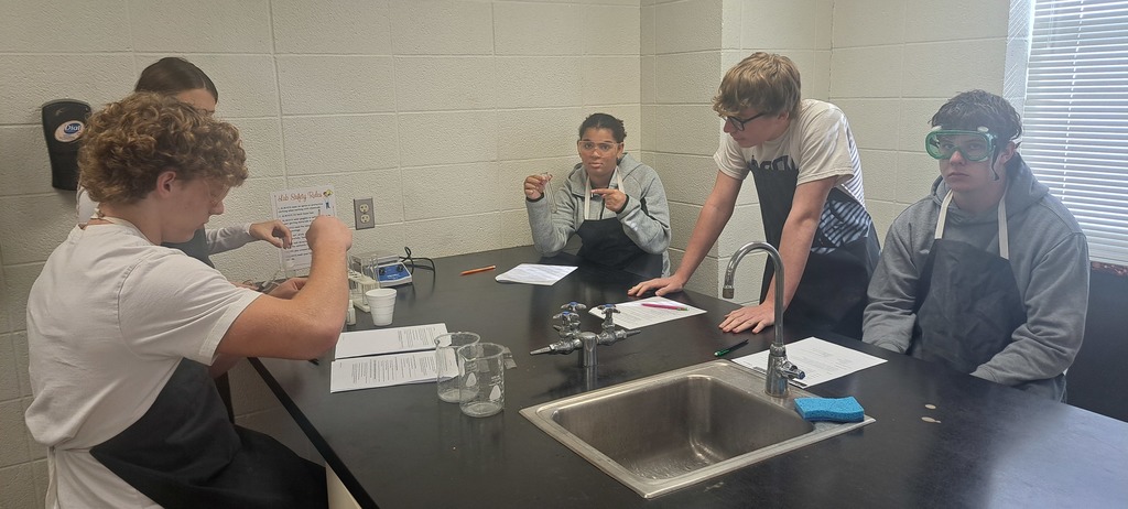 Mrs. Trembath's Biology students explored diffusion with a hands-on lab. Using dialysis tubing to represent a semi-permeable membrane, they discovered that tiny glucose molecules can pass through, while bigger starch molecules cannot. This is why our bodies must break down starch into glucose—so our cells can transport and use it for energy! #celebrate379