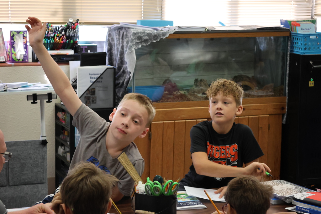 Mrs. Wohler's 4th graders were learning all about the 4 different types of sentences today. They even had a song to go with it! #celebrate379