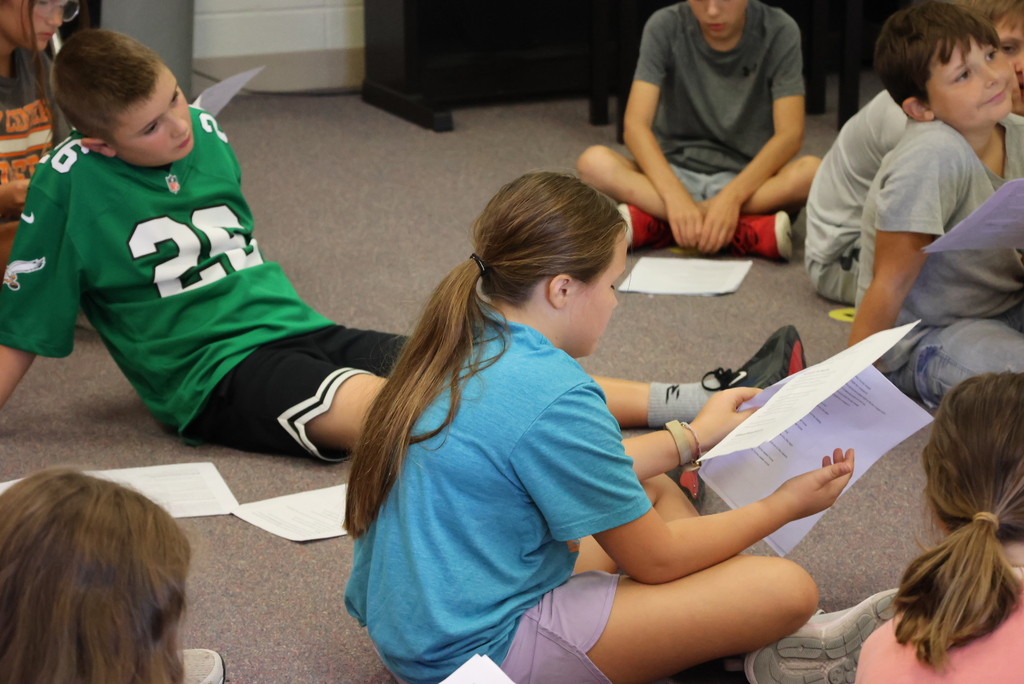 Mrs. Rourke's 4th and 5th graders are in the middle of preparing for the Nov. 6 Veteran's Day concert. All songs have a Veteran's Day theme, which has helped her students learn more about our military and history. All are invited to attend! #celebrate379