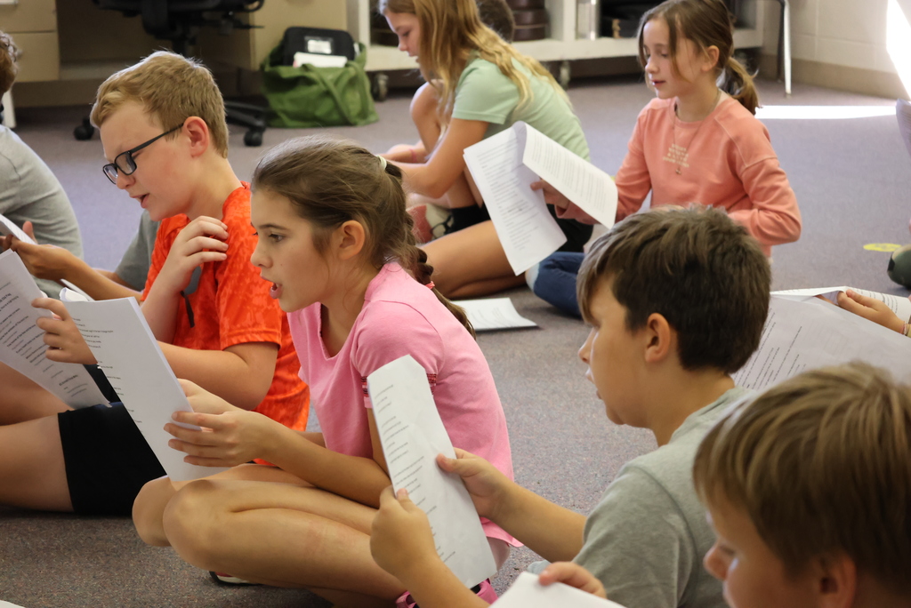 Mrs. Rourke's 4th and 5th graders are in the middle of preparing for the Nov. 6 Veteran's Day concert. All songs have a Veteran's Day theme, which has helped her students learn more about our military and history. All are invited to attend! #celebrate379