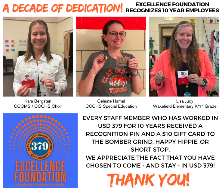 Congrats to our 10-year USD 379 employees! #celebrate379