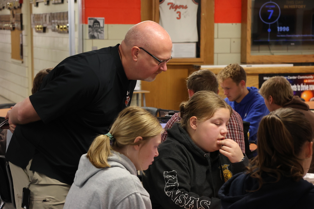 Did you know that it is Apply Kansas Day? Today and tomorrow only, anyone can apply to any college in Kansas for free! Seniors took advantage of this today with the CCCHS counselors and School, Family, Community Connections Counselor Lisa Last. #celebrate379