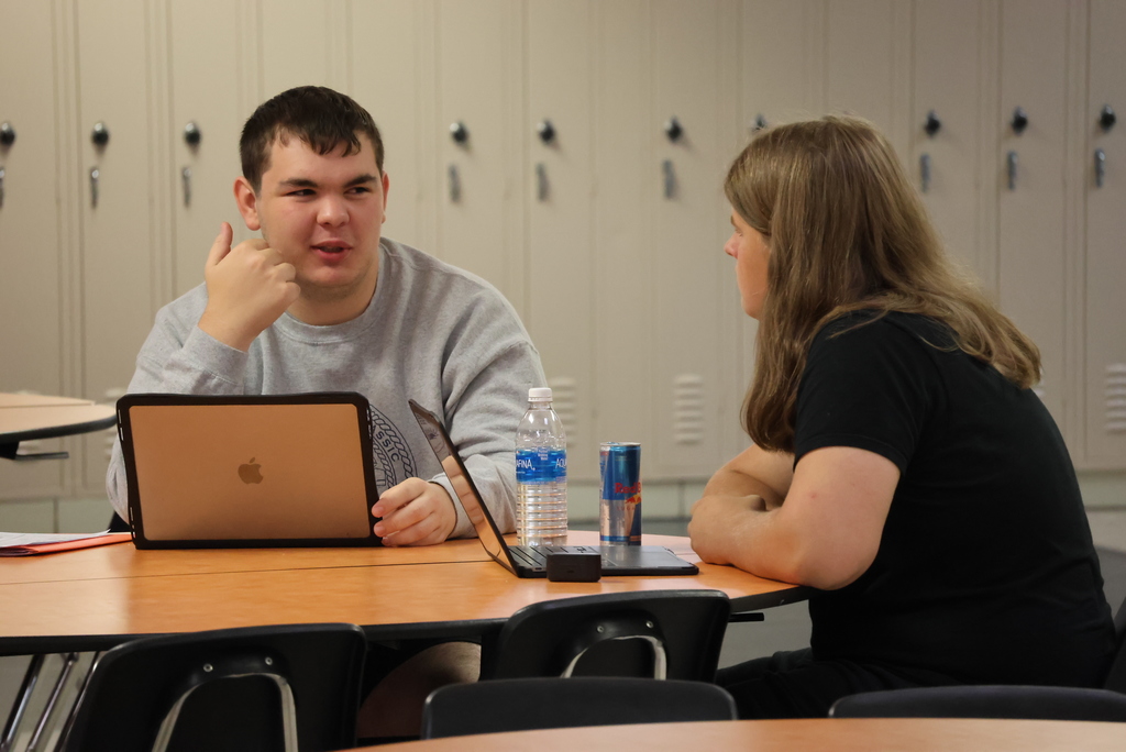 Did you know that it is Apply Kansas Day? Today and tomorrow only, anyone can apply to any college in Kansas for free! Seniors took advantage of this today with the CCCHS counselors and School, Family, Community Connections Counselor Lisa Last. #celebrate379
