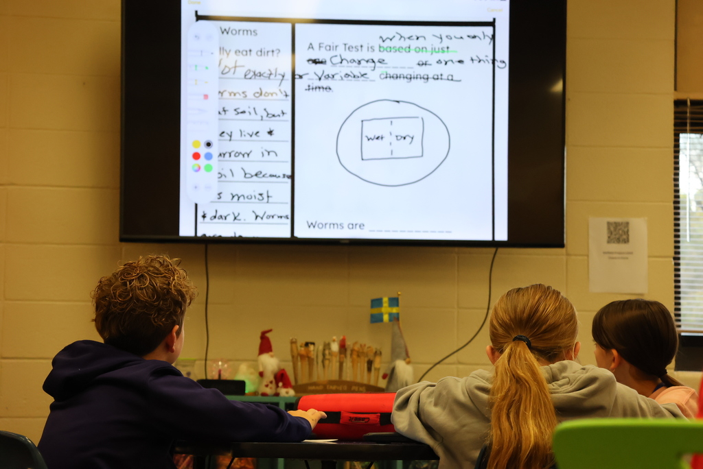 Do worms eat dirt?  Yesterday, Mrs. Schurle's science classes performed an experiment trying to answer that question. Today, they wrote their conclusions.  #celebrate379  P.S. The answer is yes, sort of. Earthworms do eat soil, but they’re not digesting the dirt itself. Instead, they’re after the organic matter that’s mixed in with the soil.