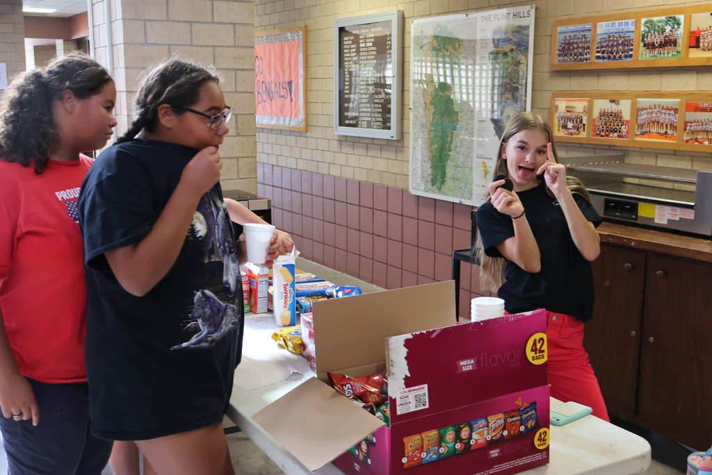 CCCMS has a Youth Leaders in Kansas (YLinK) group similar to CCCHS. Mr. Brummet leads the organization. One event they sponsor is a "Creativity Club". Students come after school once a month a get to show off their creativity. Whether it is learning to play the guitar, creating artwork, or just hanging out and eating snacks, students love the laid-back atmosphere! #celebrate379