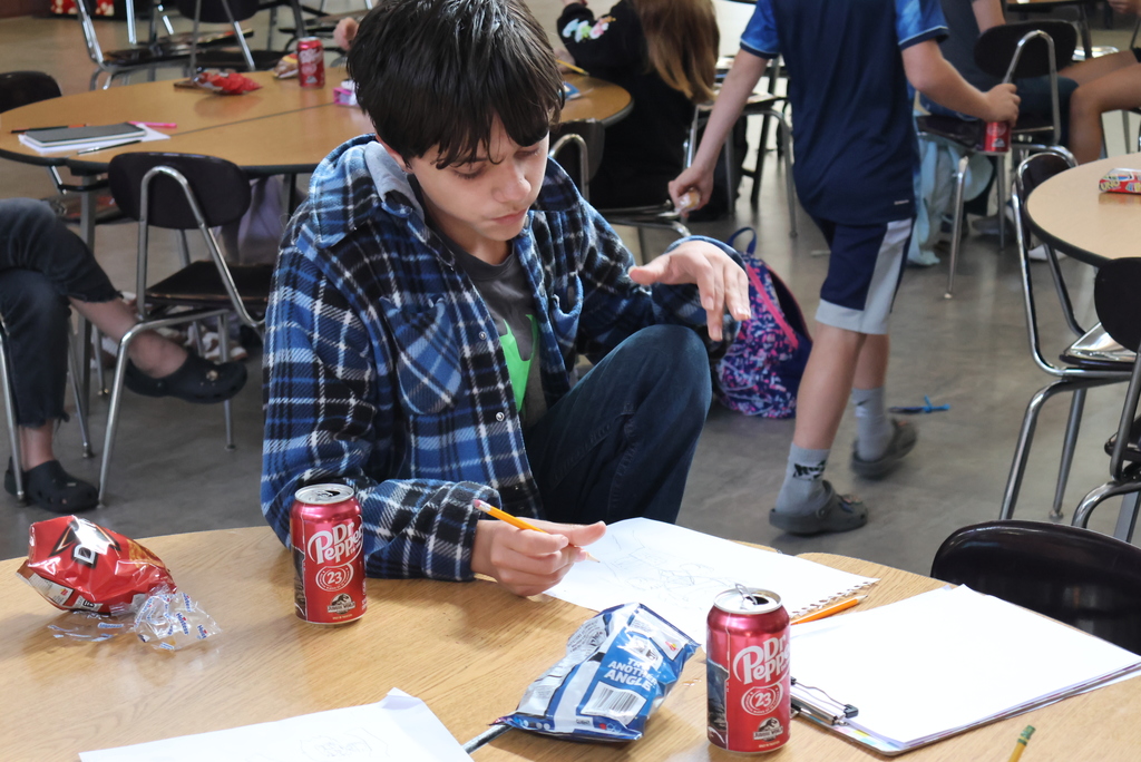 CCCMS has a Youth Leaders in Kansas (YLinK) group similar to CCCHS. Mr. Brummet leads the organization. One event they sponsor is a "Creativity Club". Students come after school once a month a get to show off their creativity. Whether it is learning to play the guitar, creating artwork, or just hanging out and eating snacks, students love the laid-back atmosphere! #celebrate379