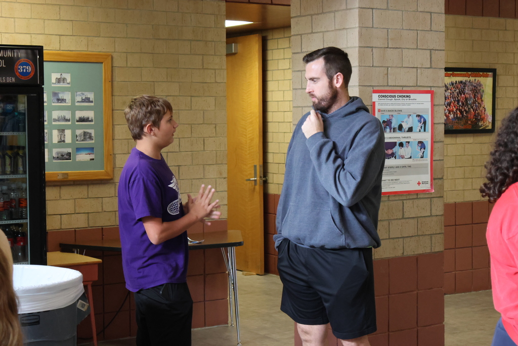 CCCMS has a Youth Leaders in Kansas (YLinK) group similar to CCCHS. Mr. Brummet leads the organization. One event they sponsor is a "Creativity Club". Students come after school once a month a get to show off their creativity. Whether it is learning to play the guitar, creating artwork, or just hanging out and eating snacks, students love the laid-back atmosphere! #celebrate379