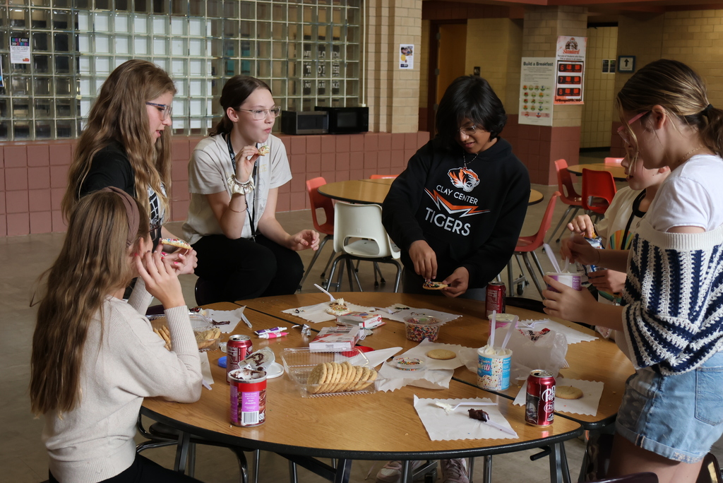 CCCMS has a Youth Leaders in Kansas (YLinK) group similar to CCCHS. Mr. Brummet leads the organization. One event they sponsor is a "Creativity Club". Students come after school once a month a get to show off their creativity. Whether it is learning to play the guitar, creating artwork, or just hanging out and eating snacks, students love the laid-back atmosphere! #celebrate379