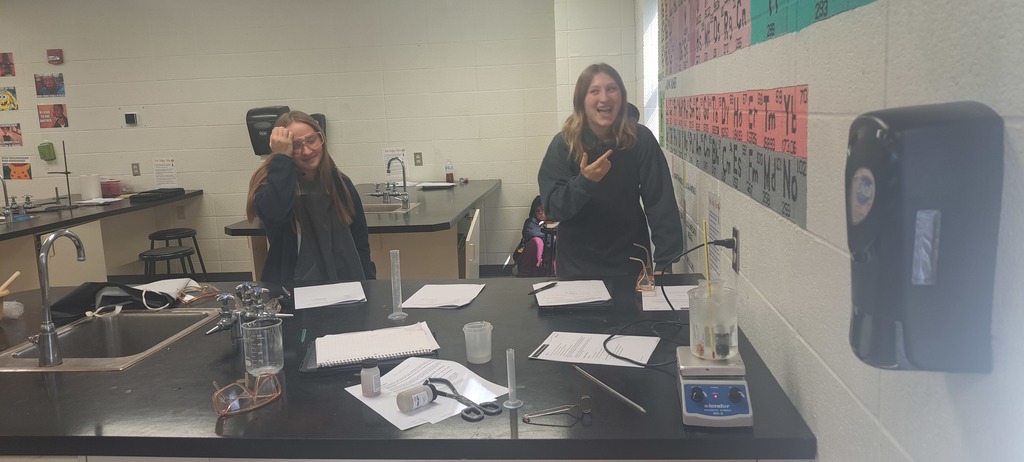 🔥 Science in action! Mrs. Trembath’s chemistry students explored how electrical forces hold substances together in a “choose your own lab” experiment. From salt to tin to dish soap, they measured melting points, boiling points, and surface tension — discovering just how strong (or weak!) those forces can be. #celebrate379