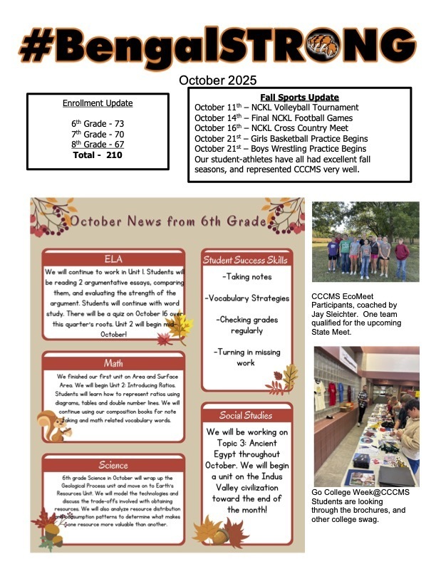 The October CCCMS BOE Report can be viewed here: #celebrate379