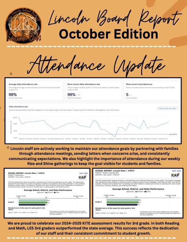The October LES BOE Report can be viewed here: #celebrate379