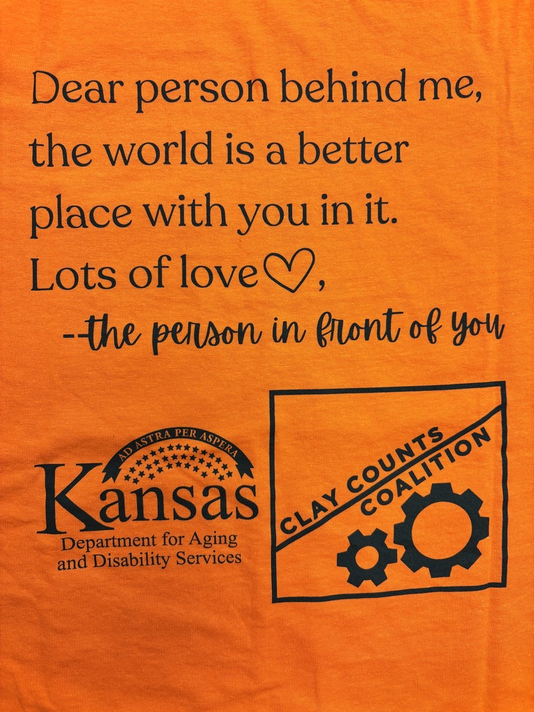 As a part of Bullying Prevention Month, USD 379 celebrated Unity Day on Wednesday, October 15. This annual national event brings students and staff together to send a visible message (orange staff shirts were paid for by the Clay Counts Coalition) of building commUNITY through kindness, acceptance, and inclusion. #celebrate379
