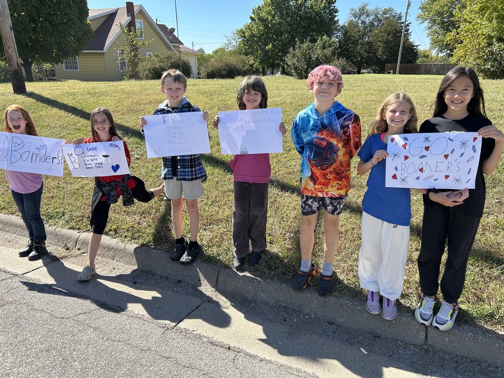 Mr. Yenni's 5th graders have had a busy couple of weeks! As part of an ELA assignment, students enjoyed studying the genre of a play.  After reading "The Miracle of Spring", they performed the play.  In the picture, the King (Leyon Cinco) is found guilty of stopping spring and starving the kingdom!  They also celebrated Homecoming by watching and being in the annual Homecoming Parade.   Go Bombers! #celebrate379