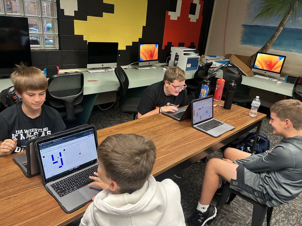 Mr. Lane's 6th graders are learning how to use Google Sheets and the different vocabulary they need to be successful in using this application. In order to learn about cells, columns, rows, etc., they play Battleship. The students create a board and place their boats. Then they face off against each other to try and sink their opponents' boats first! #celebrate379