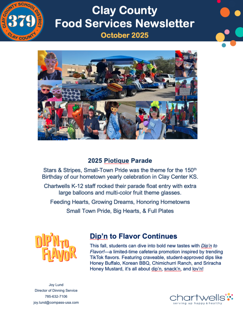 October Chartwells Newsletter