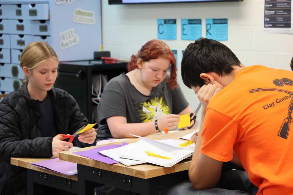 Mrs. Pfizenmaier's 8th grade science classes are working on measuring speed and kinetic energy. This included an experiment where they tested slope with a vehicle and a track. #celebrate379