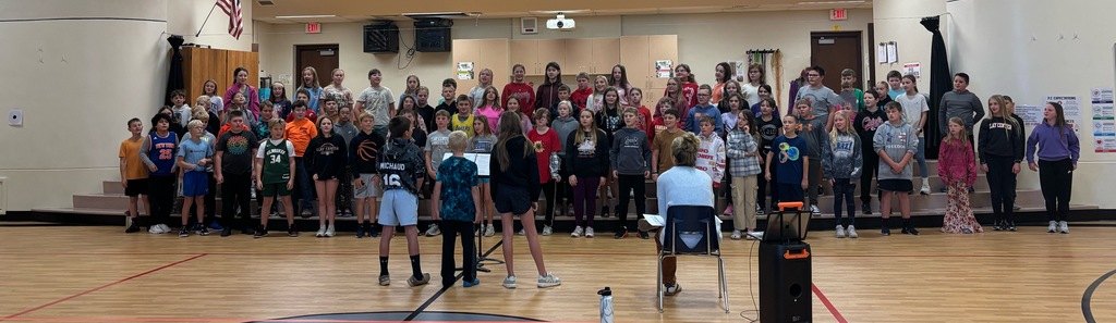 Garfield 4th and 5th graders are practicing hard for their upcoming concert on Thursday! Mrs. Rourke is using Leader in Me in her music classroom and is giving leadership opportunities to students in the program. The entire 5th grade program will be student-led, which is something we are looking forward to sharing with families!  See you Thursday night in the Garfield gym at 6:30 pm for the 4th grade program, and 7:30 pm for the 5th grade program. #celebrate379