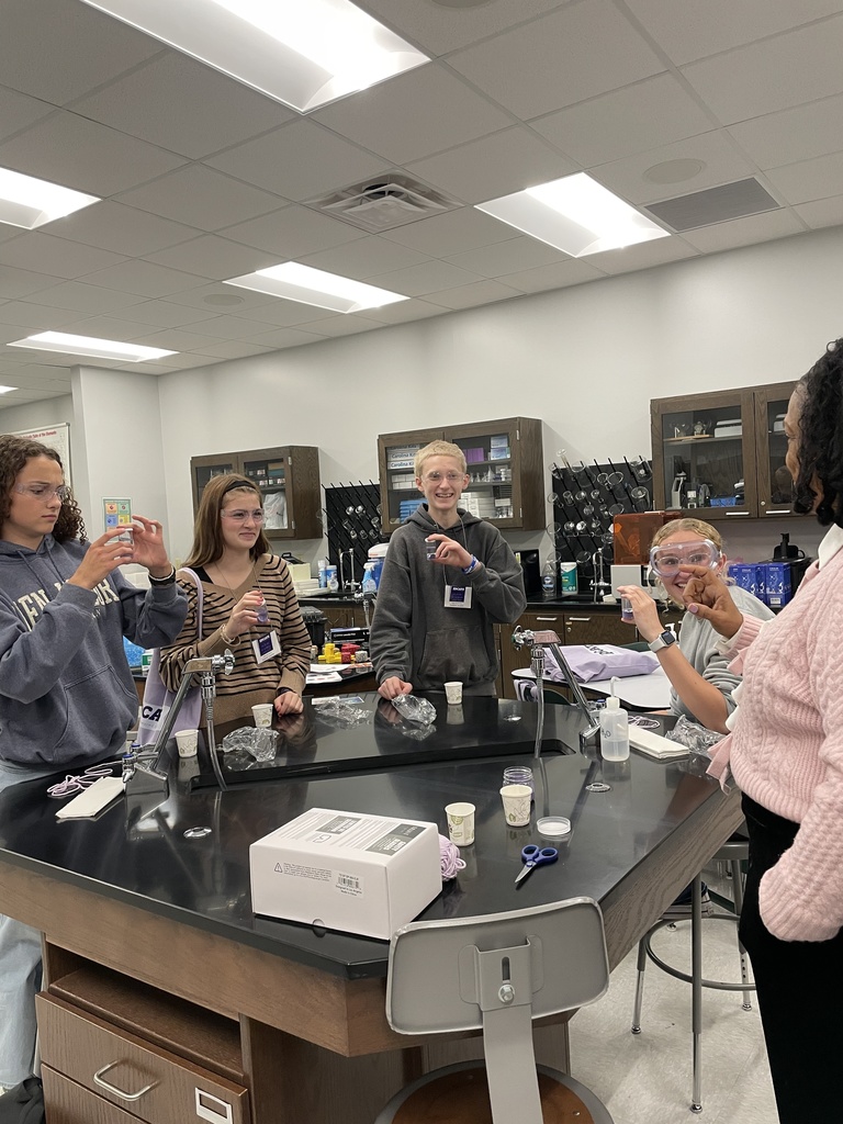 On October 30, the CCCHS Teaching as a Career students traveled to KSU for Future Teacher Day and explored what it means to be an EdCat. Their visit included a special small group session with Dr. Kimberly Staples, discovering the need for phenomena-based science education. #celebrate379