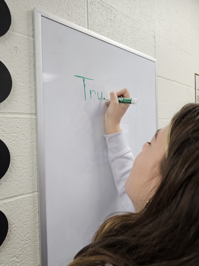 Every Flight Crew end-of-day classroom led a Leader in Me lesson today on building relationships. Students followed their partner's directions blindly to write the word "trust". It was more difficult than it sounds! #celebrate379