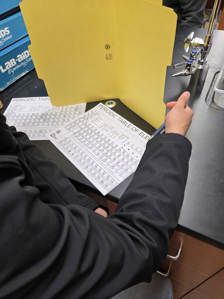 Mr. Roberts found a unique and fun way for his chemistry classes to review electron configuration today by playing Battleship! Students played against a partner by using the appropriate electron configuration to sink ships. #celebrate379