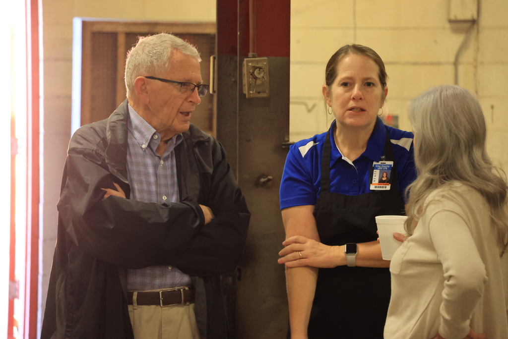 It was a great morning of collaboration at the Grow Clay County "Wake Up Wednesday" event, hosted at CCCHS. The Wakefield High School culinary arts students provided breakfast. Curriculum and Instruction Director Jaclyn Pfizenmaier discussed an exciting new endeavor with PartnerEd (see insert). Superintendent Brett Nelson gave a bond issue update. And, community members got to tour different areas of the high school dealing with Career and Technical Education (CTE). Thank you to everyone who attended! #celebrate379