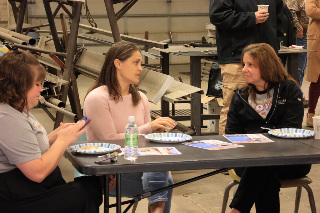 It was a great morning of collaboration at the Grow Clay County "Wake Up Wednesday" event, hosted at CCCHS. The Wakefield High School culinary arts students provided breakfast. Curriculum and Instruction Director Jaclyn Pfizenmaier discussed an exciting new endeavor with PartnerEd (see insert). Superintendent Brett Nelson gave a bond issue update. And, community members got to tour different areas of the high school dealing with Career and Technical Education (CTE). Thank you to everyone who attended! #celebrate379