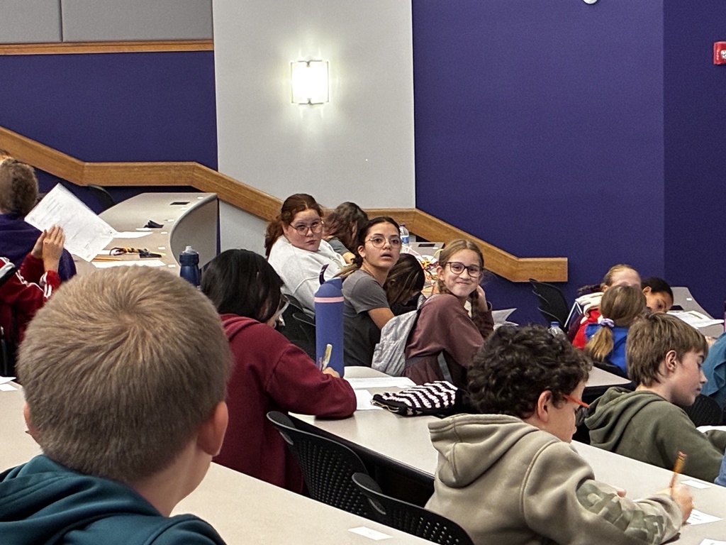 Last week, Mr. Walsh brought a group of 6th graders to Manhattan for the K-State GROW STEM camp. They participated in four different college classes for hands-on activities taught by professors. The mission of the GROW program is to increase students' interest in science, technology, engineering, and mathematics (STEM) disciplines. All students in grades 6-8 are welcome to participate in hands-on activities presented by K-State faculty, staff, and students. #celebrate379