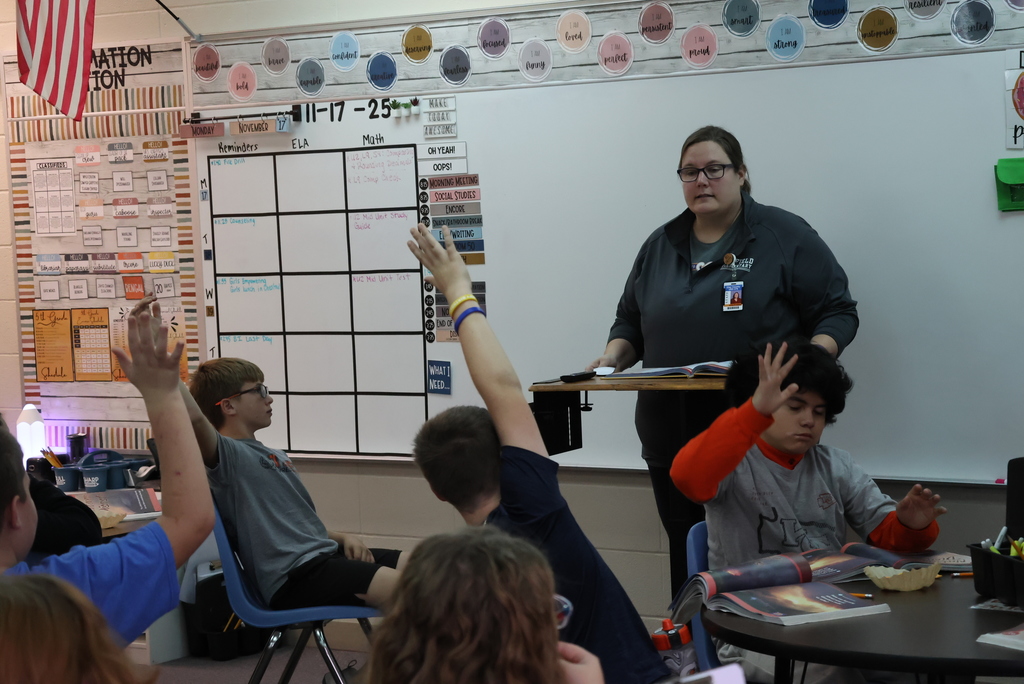 Mr. Knepper made the switch from special education to 5th grade this year and has been doing a great job! Today,  her students combined science into their ELA lesson by learning all about natural disasters and how they affect our world. #celebrate379