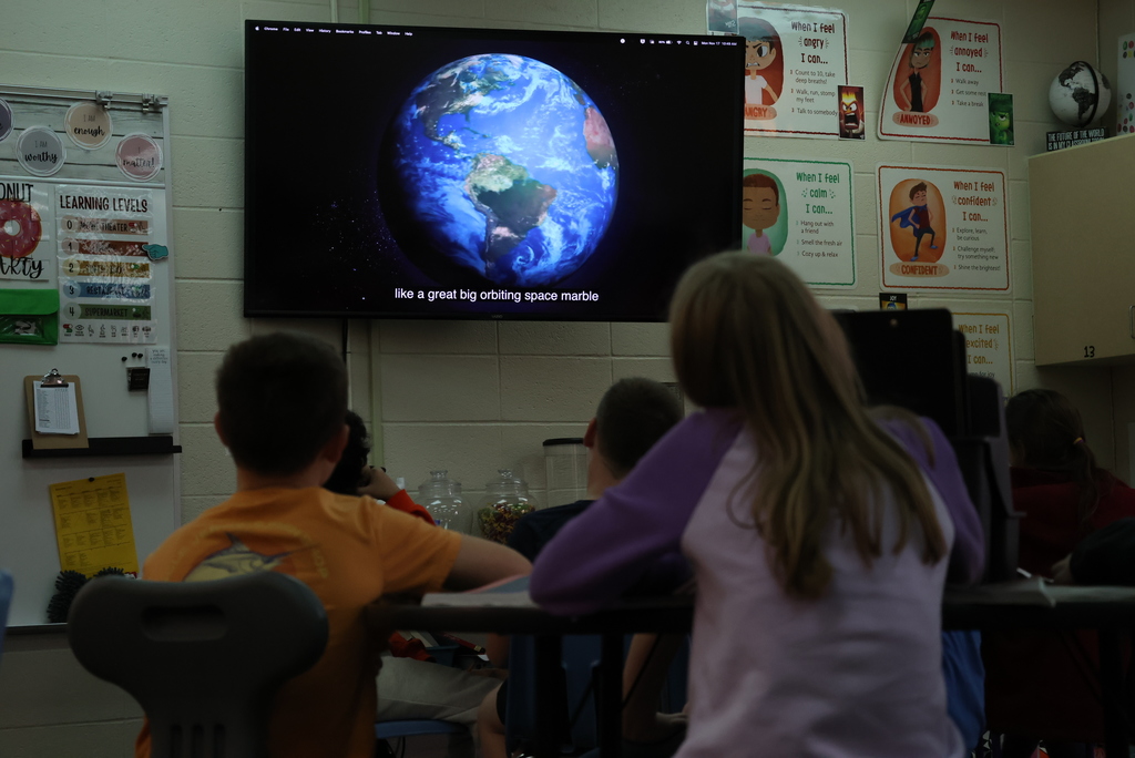 Mr. Knepper made the switch from special education to 5th grade this year and has been doing a great job! Today,  her students combined science into their ELA lesson by learning all about natural disasters and how they affect our world. #celebrate379
