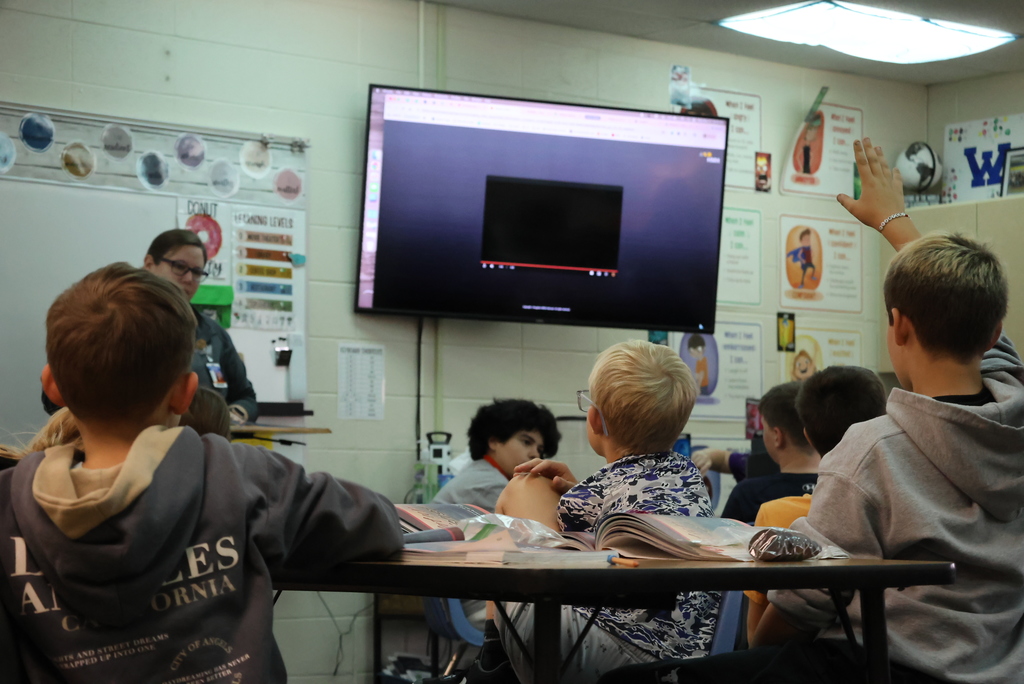 Mr. Knepper made the switch from special education to 5th grade this year and has been doing a great job! Today,  her students combined science into their ELA lesson by learning all about natural disasters and how they affect our world. #celebrate379
