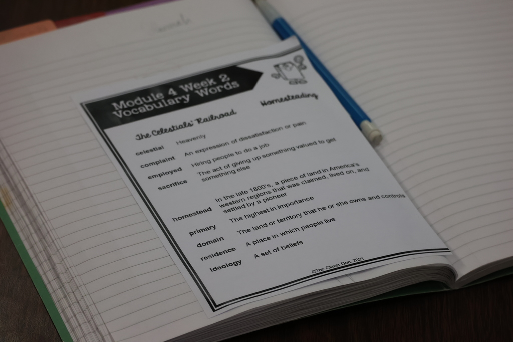 At the beginning of every ELA unit, Garfield teachers first teach a list of vocabulary words that students will see throughout the reading material. Ms. Bott was doing just that today with her 5th graders. Increasing vocabulary is a Wildly Important Goal (W.I.G.) for all classrooms in USD 379. #celebrate379