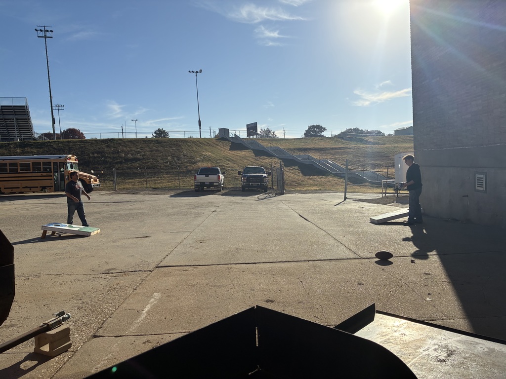 To celebrate the completion of the sheathing of the Tiger House, the Architecture and Construction Pathway classes had a cookout last Friday! #celebrate379