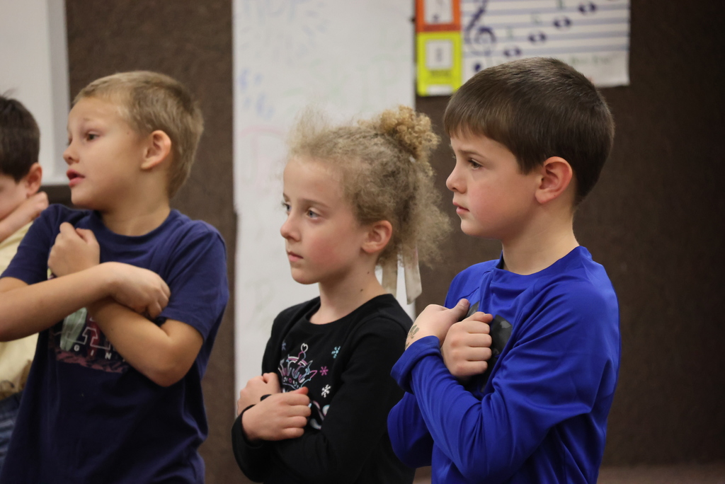 Music teacher Mrs. Rourke puts on a concert at every grade level at both Lincoln and Garfield... even in kindergarten! How much practice does it take for kindergarteners to be ready to perform 5 songs? Well, they were practicing today for their concert on Feb. 12. :) And, they were having a great time doing it! #celebrate379