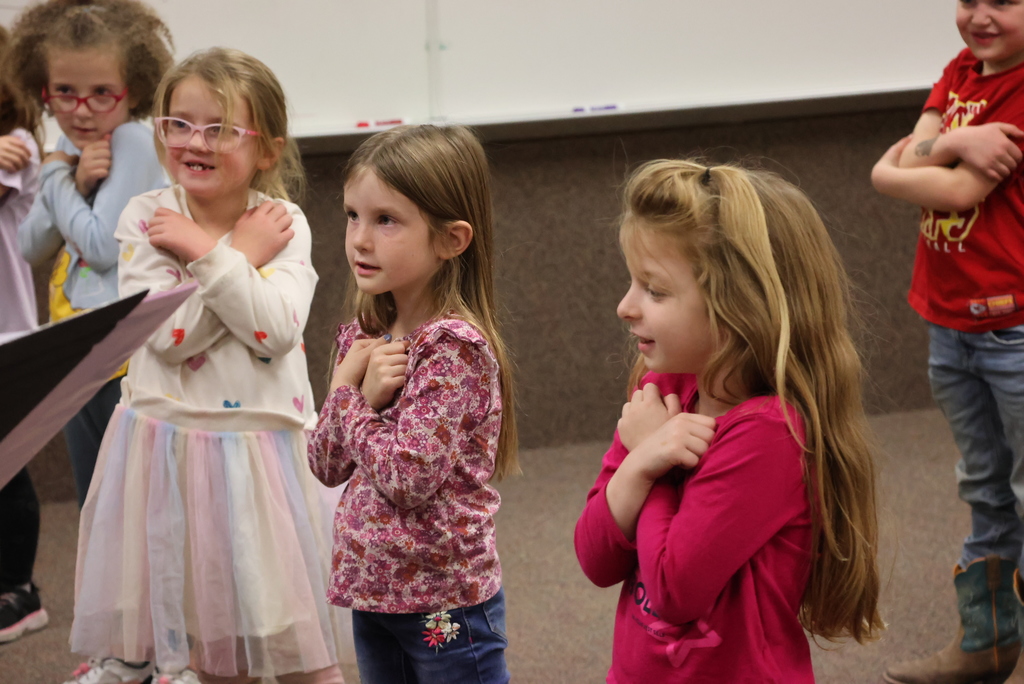 Music teacher Mrs. Rourke puts on a concert at every grade level at both Lincoln and Garfield... even in kindergarten! How much practice does it take for kindergarteners to be ready to perform 5 songs? Well, they were practicing today for their concert on Feb. 12. :) And, they were having a great time doing it! #celebrate379