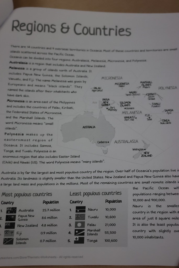 Mr. Seuser is spending the first semester with his 7th graders studying geography. Today, they were specifically focusing on Australia. and the surrounding islands, which are more than you think! In the second semester, they will turn to history. #celebrate379