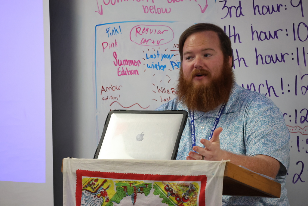 Mr. Seuser is spending the first semester with his 7th graders studying geography. Today, they were specifically focusing on Australia. and the surrounding islands, which are more than you think! In the second semester, they will turn to history. #celebrate379