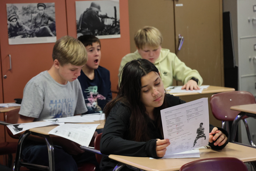 Mr. Seuser is spending the first semester with his 7th graders studying geography. Today, they were specifically focusing on Australia. and the surrounding islands, which are more than you think! In the second semester, they will turn to history. #celebrate379