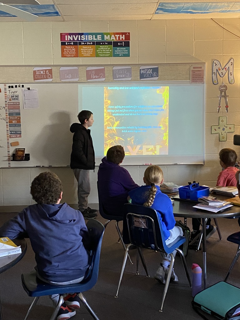 To wrap up their natural disasters unit and ELA, Ms. Bott's 5th graders researched a natural disaster of their choice and created their own infographics using Canva. Their infographics explained how disasters form, the warning signs and precautions that can be taken, and how communities rebuild afterward. #celebrate379