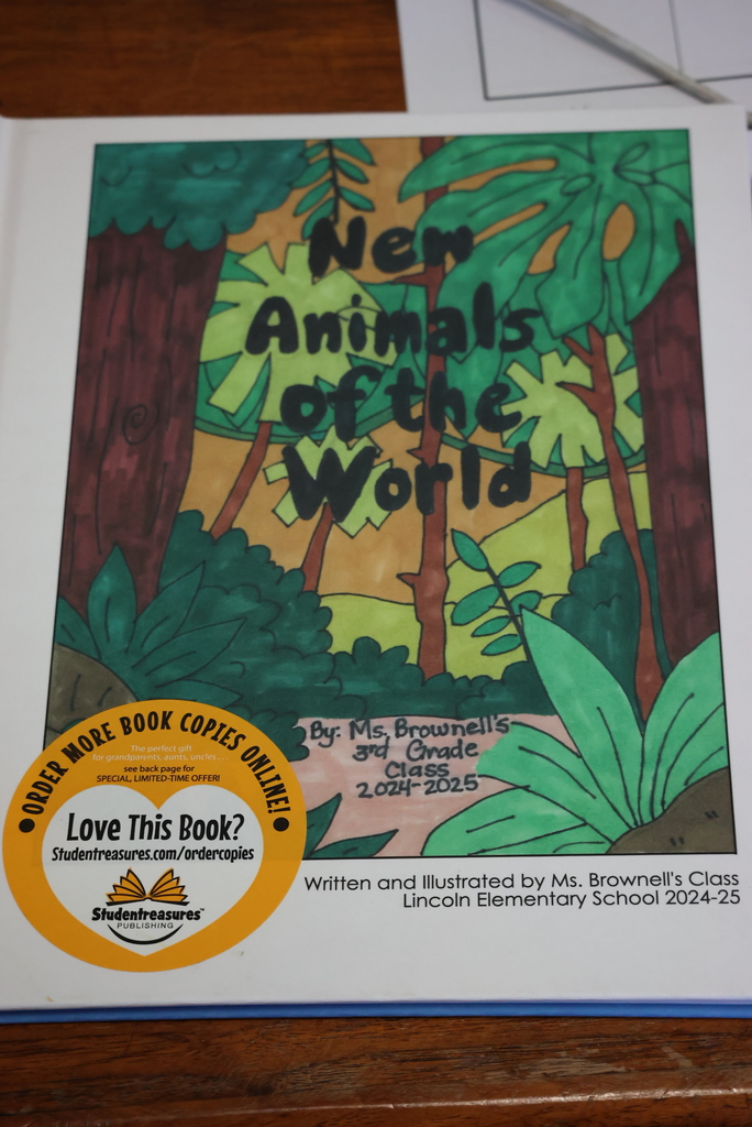 One of the most original science projects in 3rd grade is the "New Animals of the World." Students research two different animals and then combine the two into a new species! In Ms. Brownell's class, those writings are then turned into a book that she has made each year, and they also make a 3D image of the animal. Definitely a memorable experience! #celebrate379